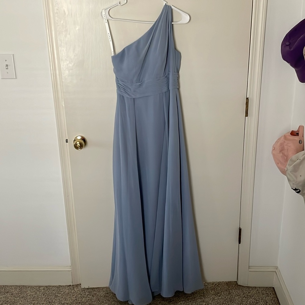 Azazie Dusty Blue Bridesmaid Dress